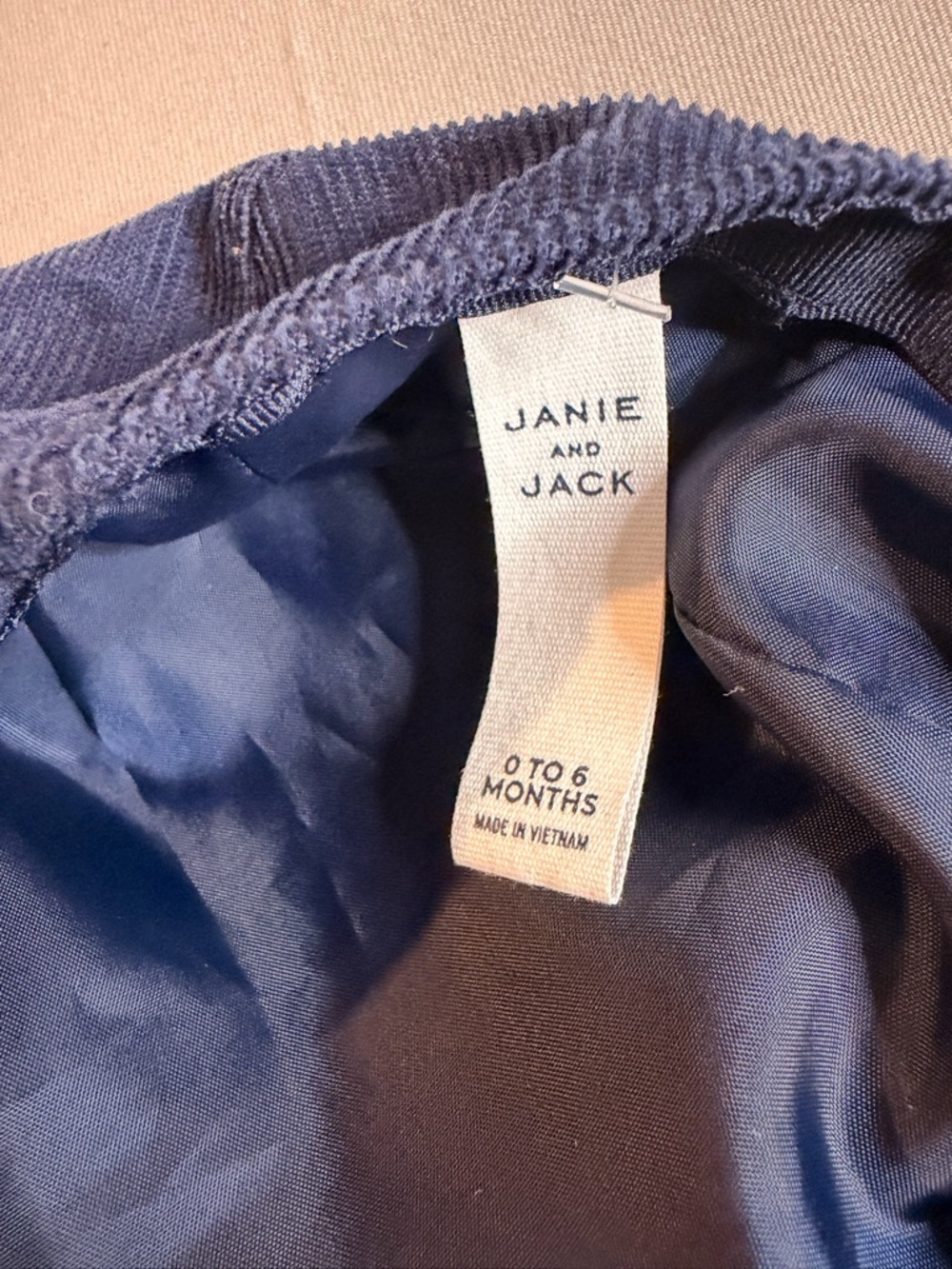 Janie & Jack baby naby blue cap hat 0-6 months - Picture 4 of 5